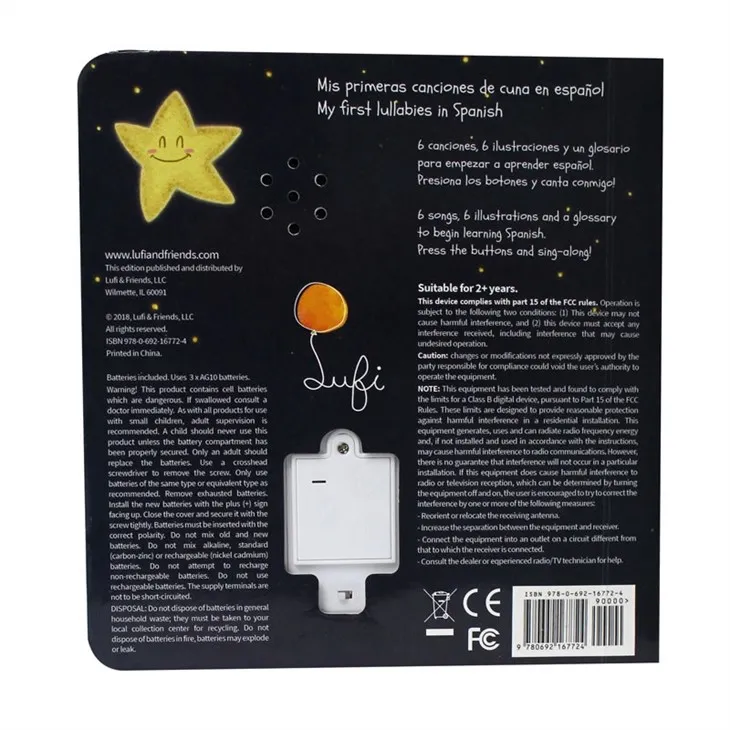 Membrane Buttons Sound Books For 2 Year Olds