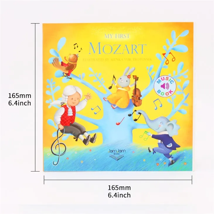 Wonderful Mozart Music Press To Play Sound Book