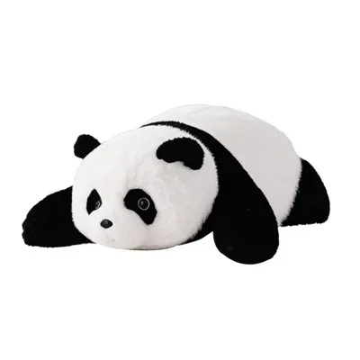 Joguina de peluix de panda interactiva amb IA amb reconeixement de veu i efectes d'alimentació