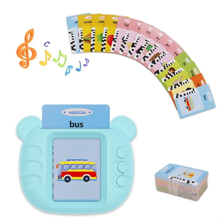 What's Benifts For Kids Play Talking Flash Cards Machine